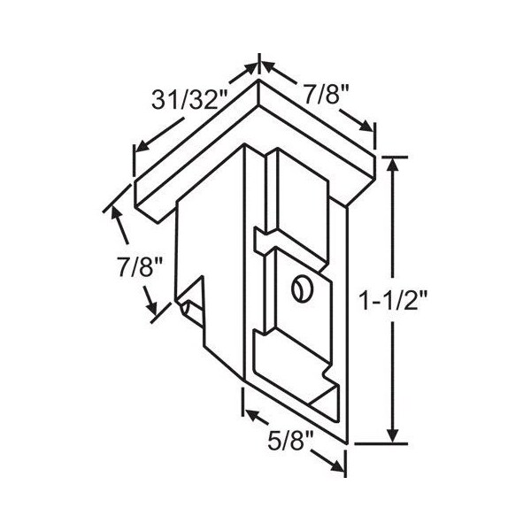 Strybuc Balance Top Sash Guide 60-612 - main